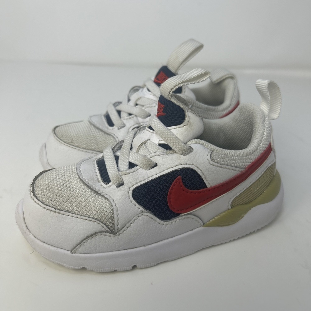 Nike Pegasus '92 Lite USA Toddler‎ Shoes White Red Blue Gold 8C CW8083-100